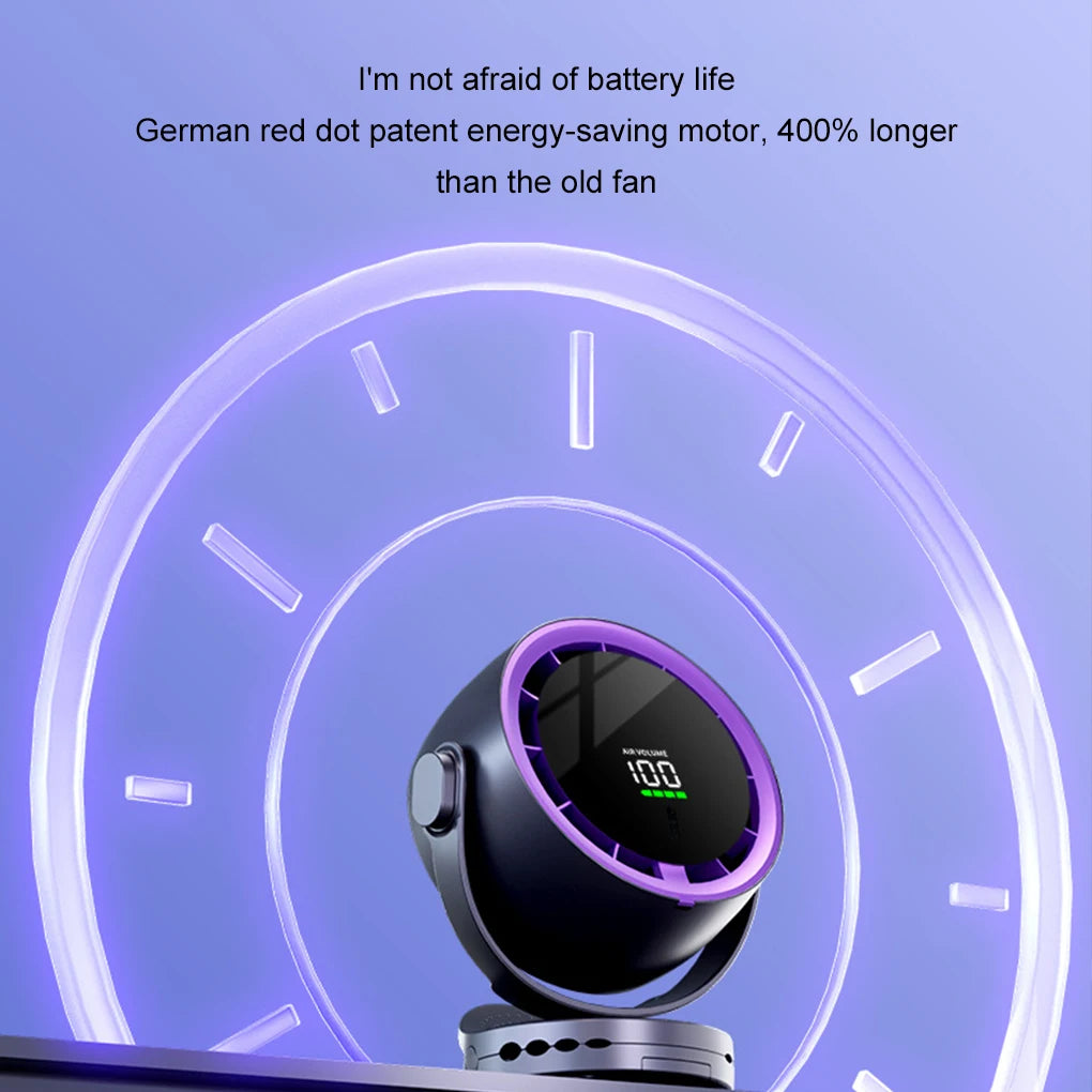 4000 mAh Desktop Circulating Fan Rechargeable Table Fan with Remote Control Office Wall Mounted Fan Electric Desktop Clip Fan