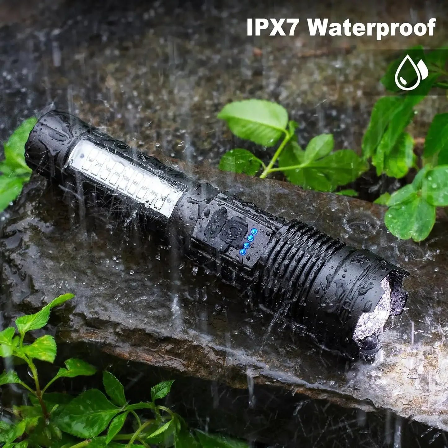 Strong Light Flashlight Charging, Long Endurance, Outdoor Multifunctional Long-range Illumination, Flashlight with Work Light