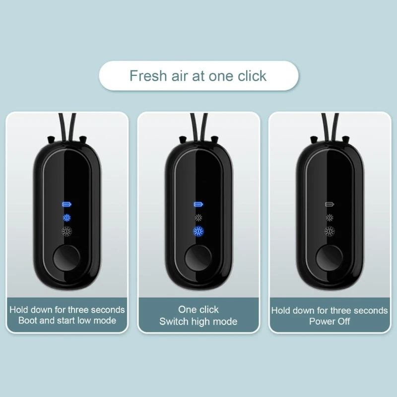 USB Rechargeable Air Purifiers Air Purifying Machine Suitable for Desk Car Drop Shipping