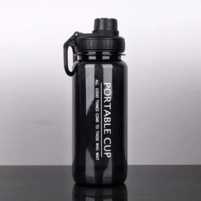 1000ml Sports Water Bottle Portable Leakproof Large Capacity Travel Kettle Lightweight Plastic Water Jugs Creative Space Cup