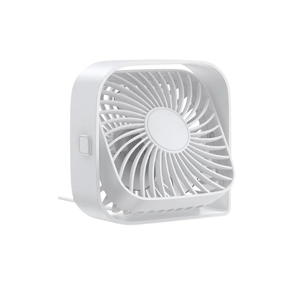 Mini Desktop Fan Battery-Free Quiet USB Powered Office Desk Fan Small Portable Plastic Electric Fan for Home And Office Use