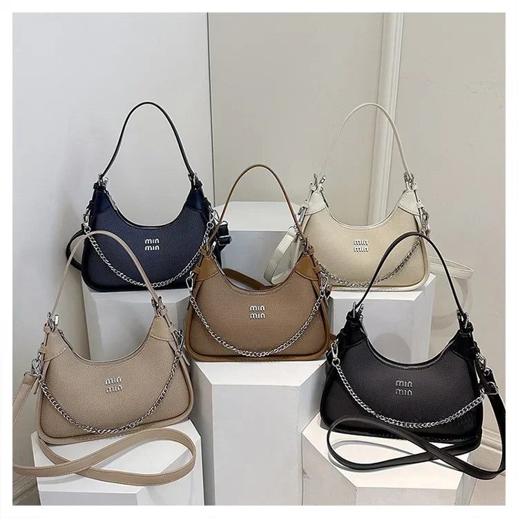 2025 EarlySpring New Simple and Casual Fashion Women's Armpit Handbag High-end and Trendy ShoulderBag for Style-conscious Ladies