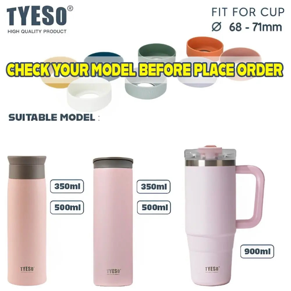 Coaster Bottom Cover for Tyeso Water Bottle 1050ml 1200ml TS-8829 TS-8830 Anti Slip Bottom Sleeve Cover for Tyeso Mug Accessory