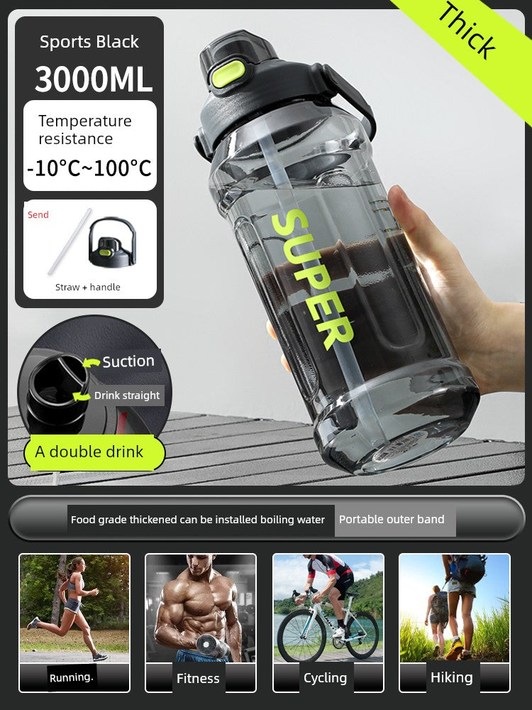 3000Ml Boys Extra Large Construction Site Heat Resistant Water Cup