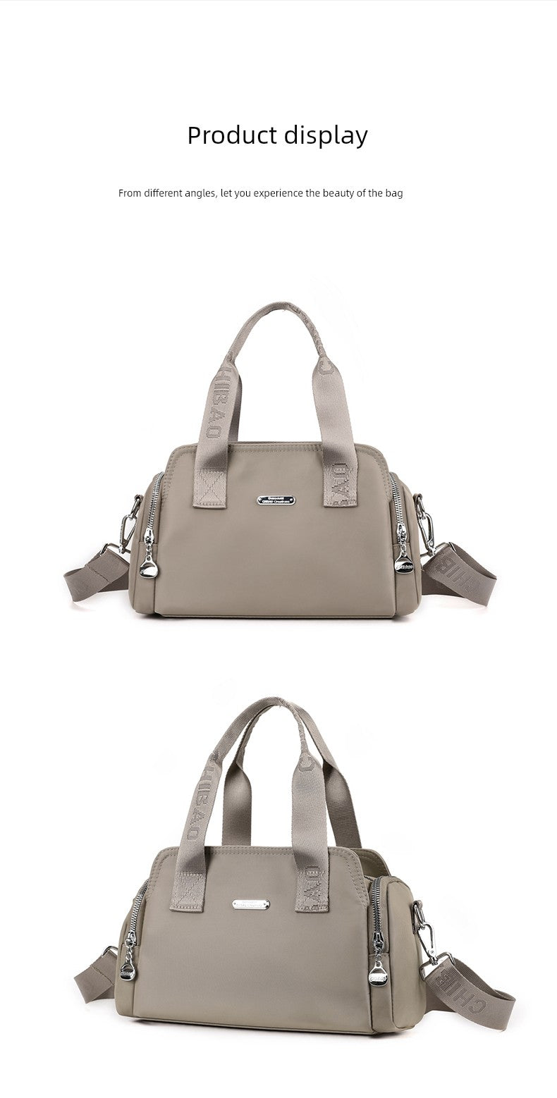 2024 New Arrival Large Capacity Handbag Women's Fashion Casual Lightweight Canvas Bag Women's Shoulder Messenger Bag Oxford Cloth