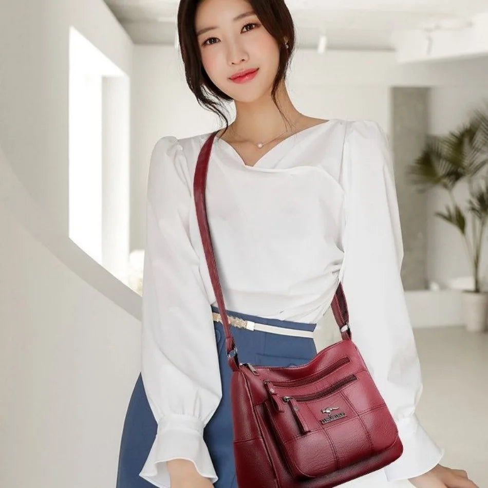 Genuine Brand PU Leather Sac Luxury Handbags Women Bags Designer Shoulder Crossbody Hand Bags for Women Purses and Handbags