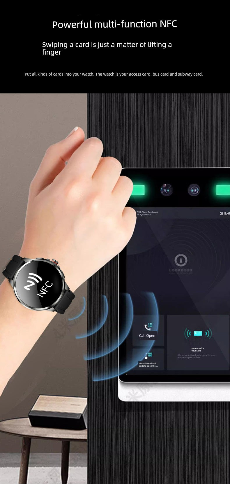 Huaqiang North H99 Smart Watch Ultimate Extraordinary Dual-System OLED Card-Inserting Camera Can Be Installed App
