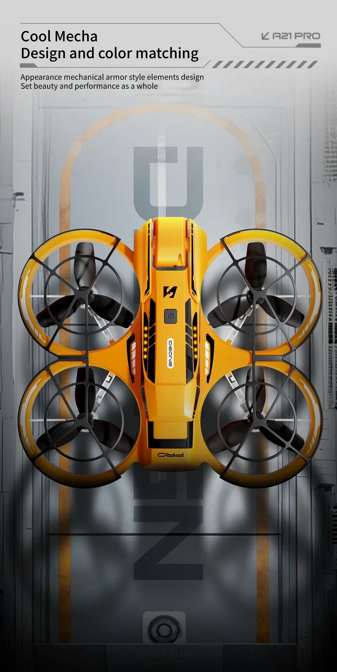 Professional Drone FPV 8K HD Dual Camera A21 PRO Brushless Motor Obstacle Avoidance Optical Flow Hovering Stabilization UFO Quad
