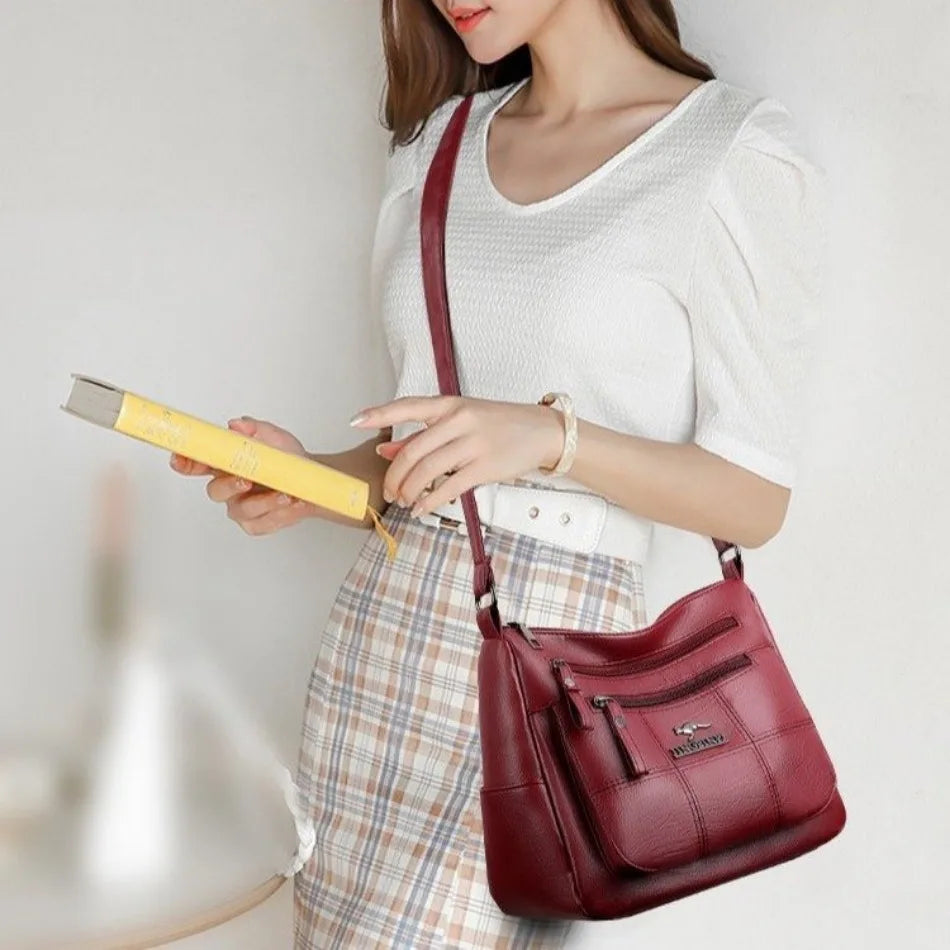 Genuine Brand PU Leather Sac Luxury Handbags Women Bags Designer Shoulder Crossbody Hand Bags for Women Purses and Handbags