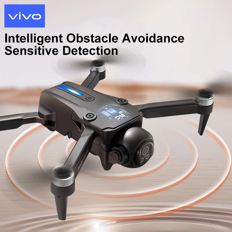 VIVO D18 Drone 8K Aerial HD Dual Camera Photography Intelligent Obstacle Avoidance Brushless Power 5G WIFI GPS Return VR Drone