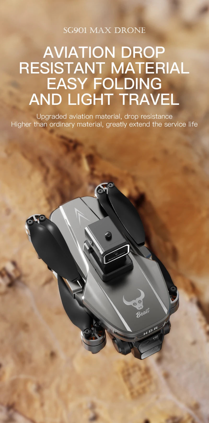 New SG901 MAX GPS Drone Professional 8K Camera Aerial FPV Brush Avoiding Obstacle with Large Screen Remote Control Folding Drone