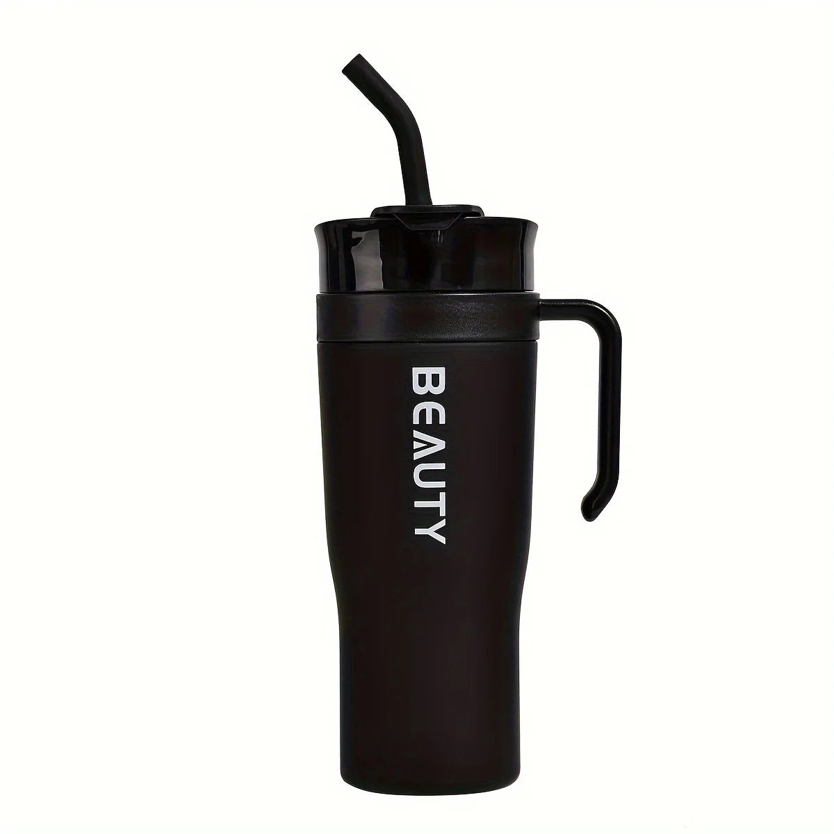 Large 40.58 Oz PC Plastic Insulated Cup with Straw - Lightweight, BPA Free