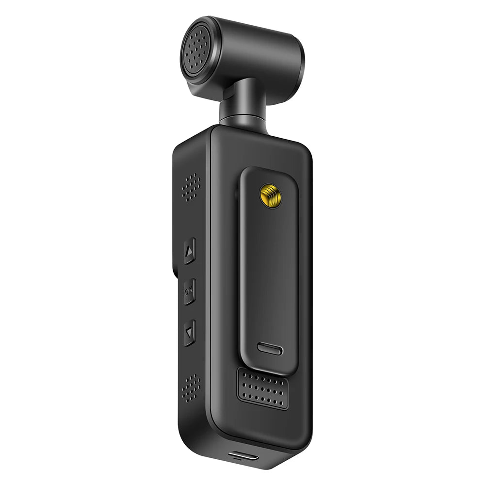 128GB 4K Ultra HD Action Mini Camera 180 Rotatable Vlog Wifi Sports Cam Waterproof Case Helmet Travel Bicycle Driver Recorder