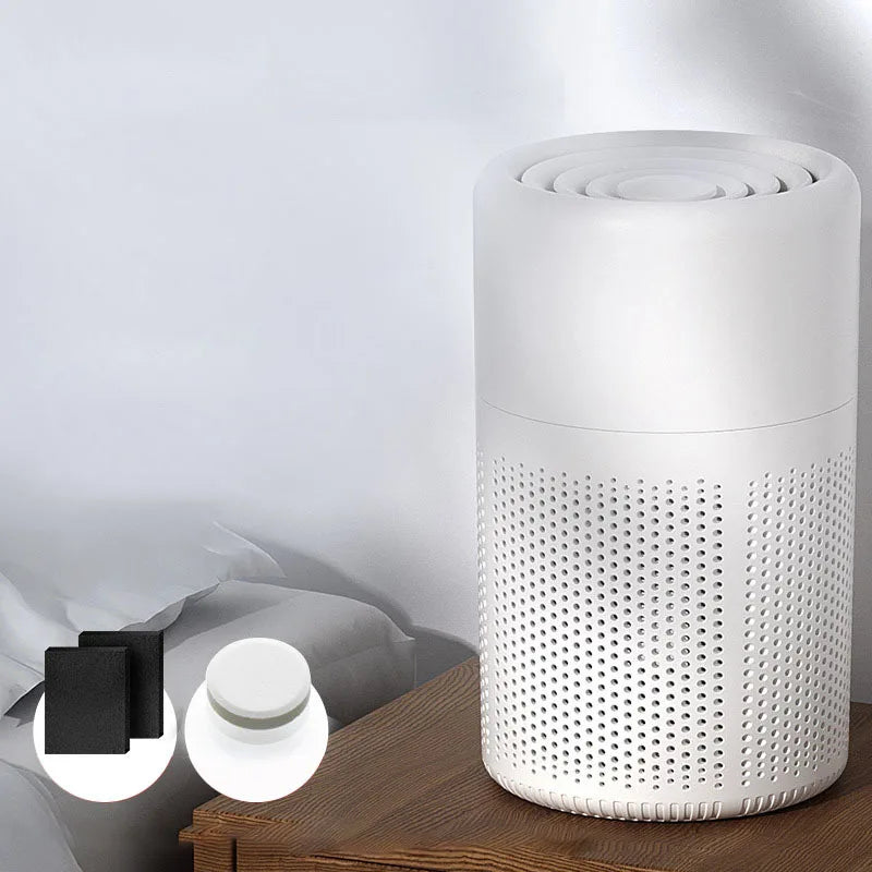 Air Purifiers Home Remove Smoke Odor Formaldehy Air Cleaner HEPA Filter PM 2.5 Air Freshener for Car Bedroom Small Air Purifier