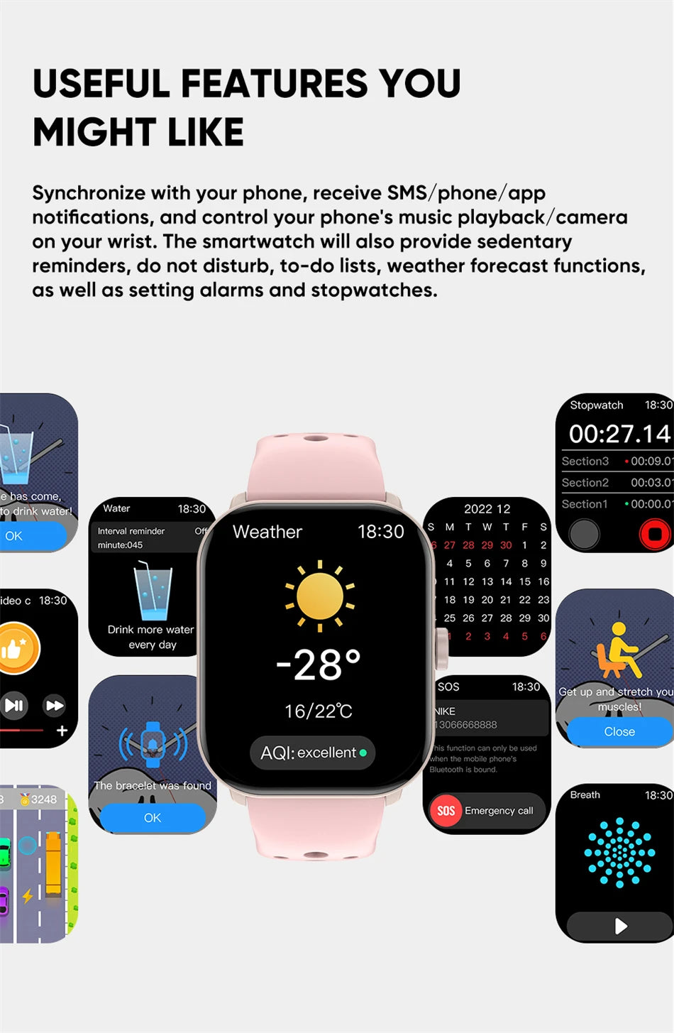 For Xiaomi Watch 5 Wrist Band Global Version Men Women HD AMOLED Screen Heart Rate Bluetooth Call GPS Track Waterproof Sports Smart Watch