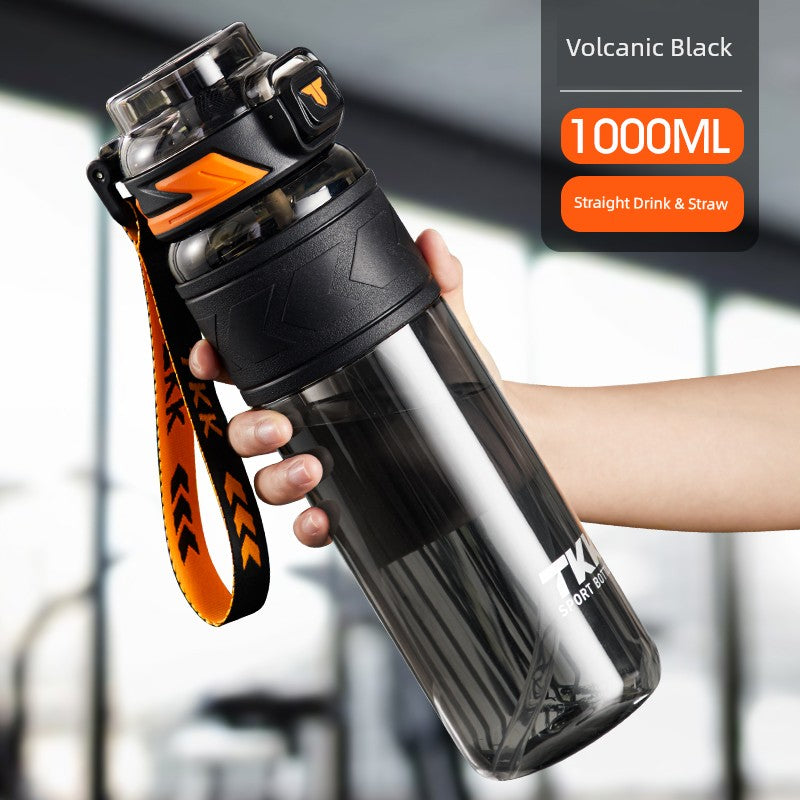 Sports Water Cup for Boys and Girls, Large Capacity, Summer Simple Design for Students, High Temperature Resistant Tritan Water Kettle
