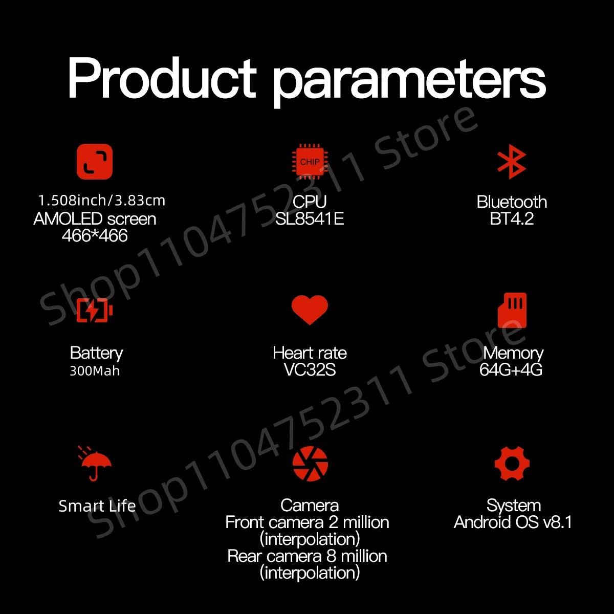 5g Full Netcom Smartwatch 1.508 inch Amoled HD Screen inset 4g/5g Sim Card GPS WIFI IP68 Waterproof Swimming Sport Smart Watch