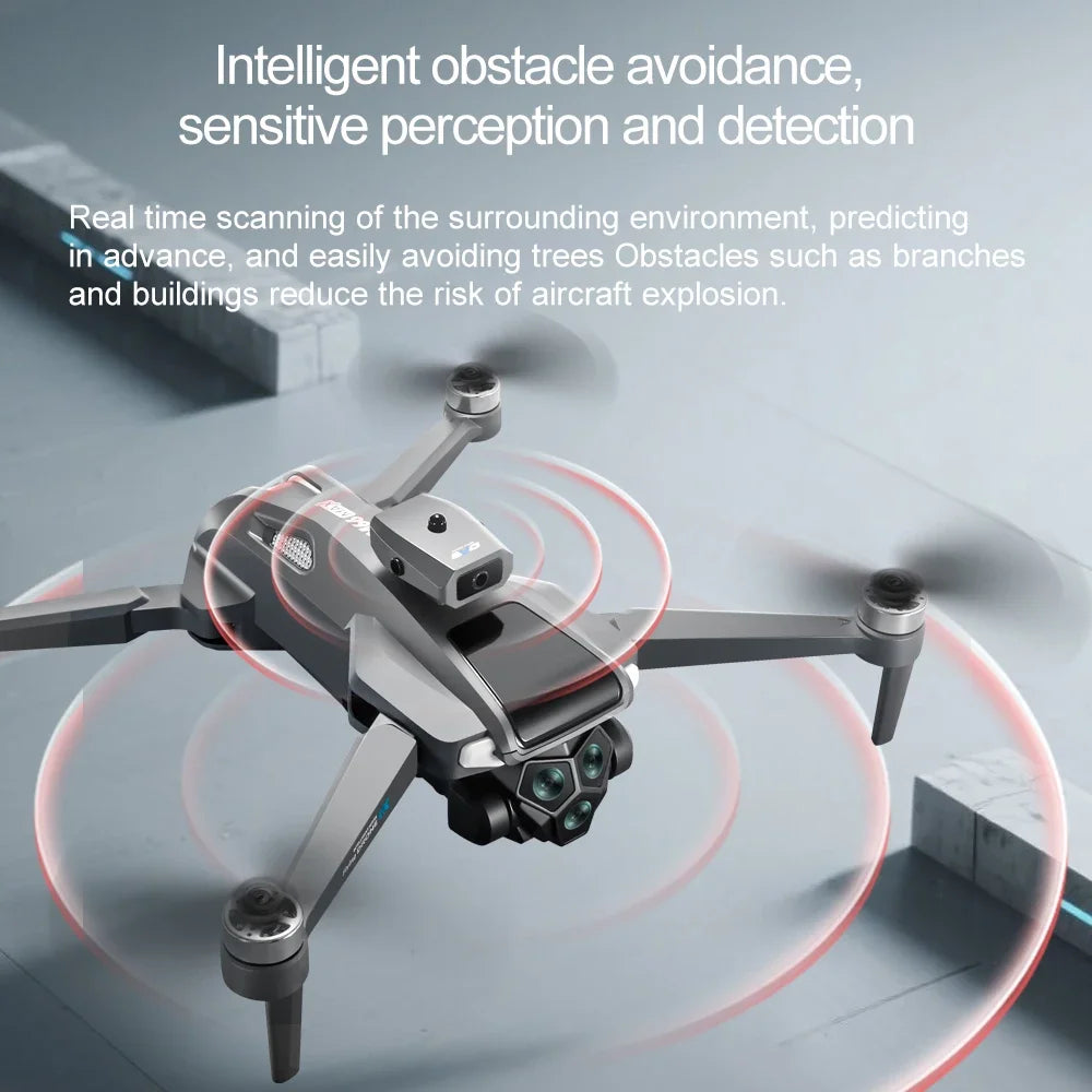 2025 New M66 Drone 4K HD Aerial Photography Camera Drone with Screen Omnidirectional Obstacle Avoidance Drone RC