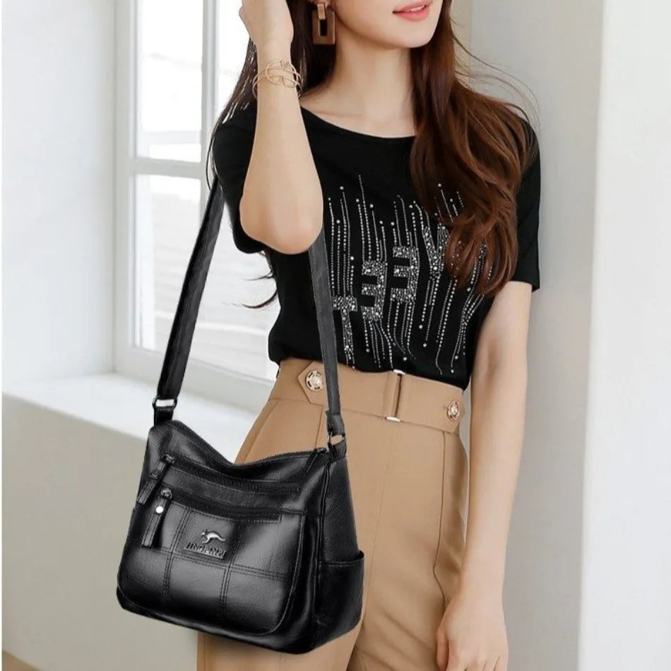 Genuine Brand PU Leather Sac Luxury Handbags Women Bags Designer Shoulder Crossbody Hand Bags for Women Purses and Handbags