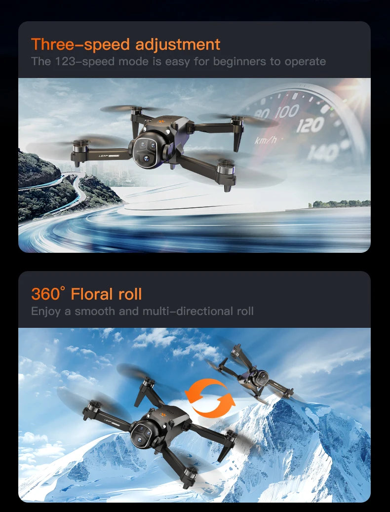 New H21/H20 Drone 8K HD Professional 90° ESC Camera Brushless Motor Optical Flow Hovers Quadcopter Drones