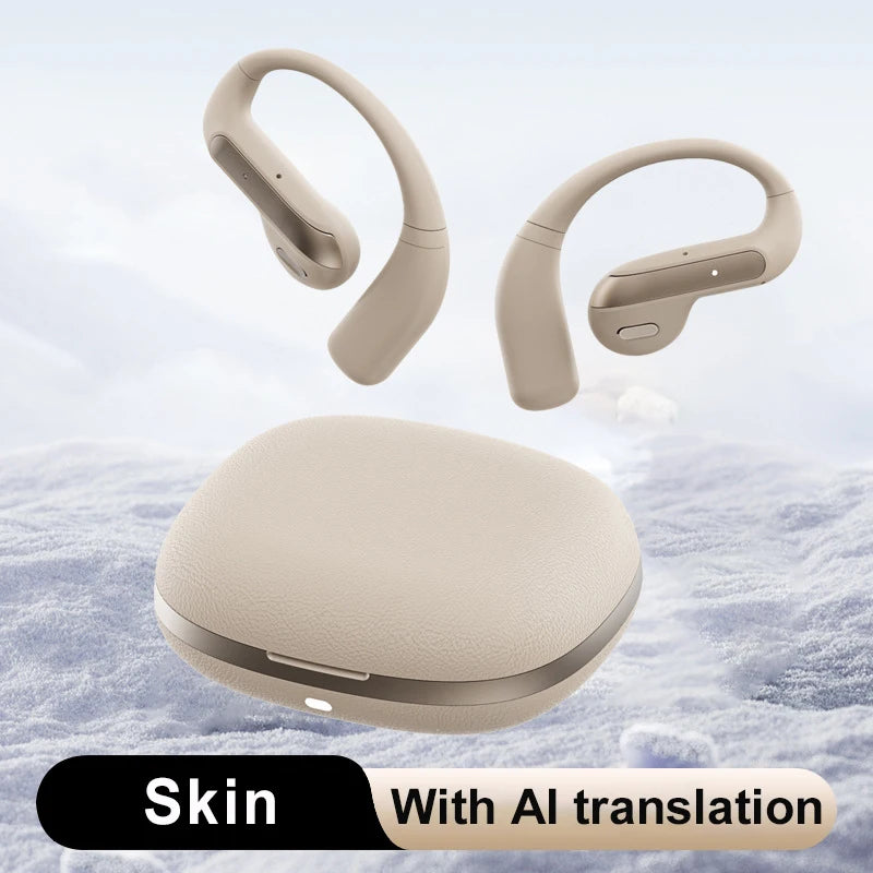 Xiaomi Smart AI Translation Headset Stereo Sound Semi-in-ear Air Conduction True Wireless Sports Long-lasting Bluetooth Headset