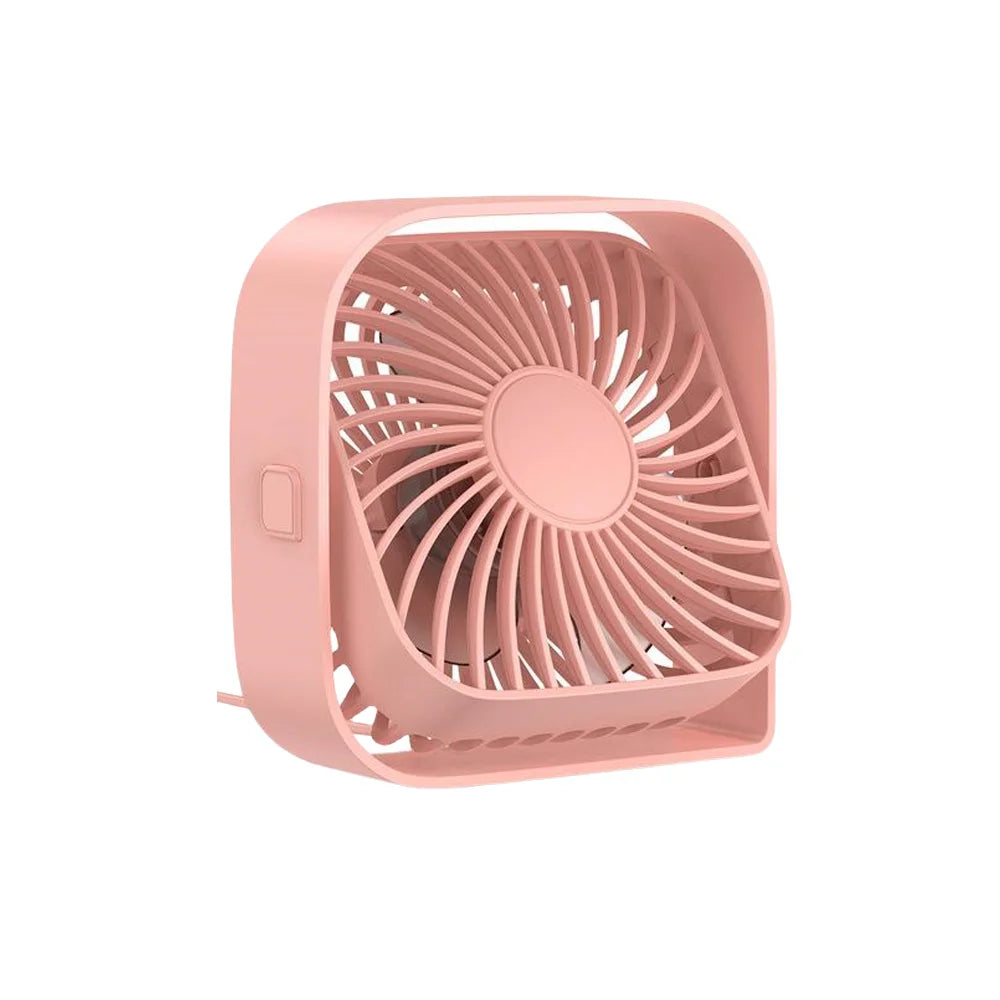 Mini Desktop Fan Battery-Free Quiet USB Powered Office Desk Fan Small Portable Plastic Electric Fan for Home And Office Use