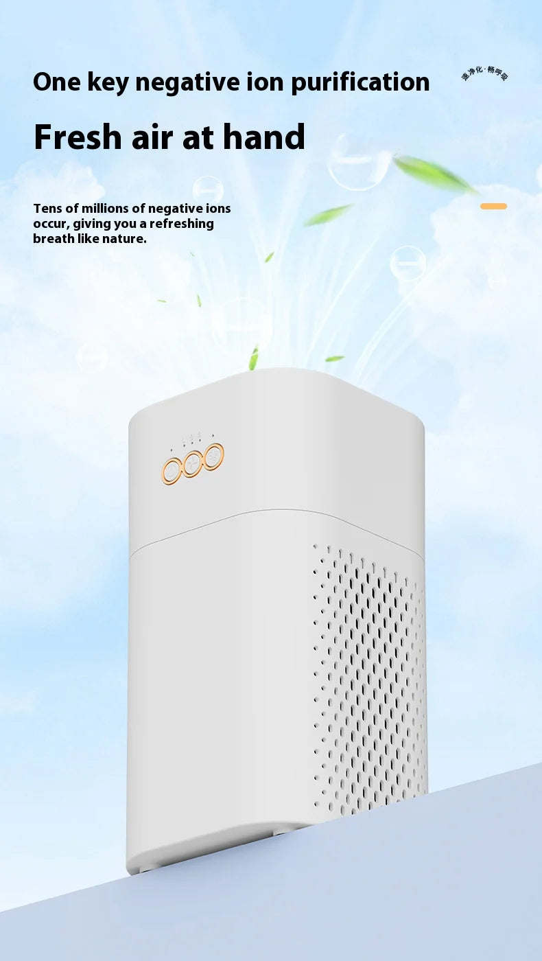 Xiaomi Youpin Air Purifier HEPA Filter Negative Ion Remove Second-hand Smoke PM2.5 for Allergies Smokers Air Cleaner Bedroom