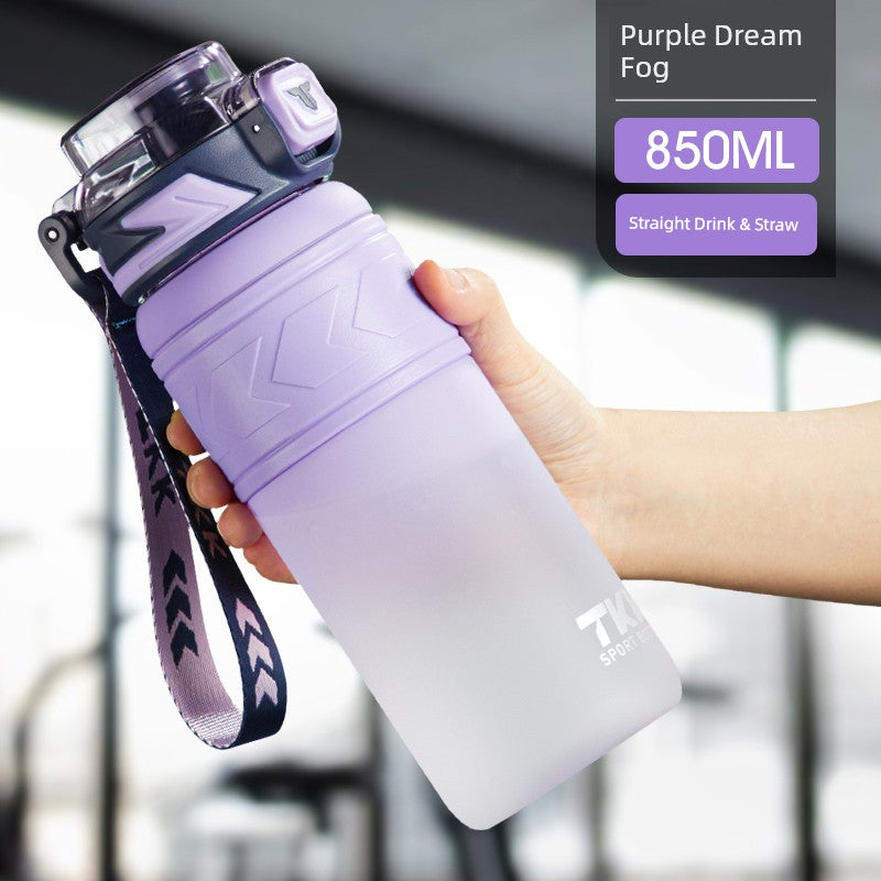 Sports Water Cup for Boys and Girls, Large Capacity, Summer Simple Design for Students, High Temperature Resistant Tritan Water Kettle