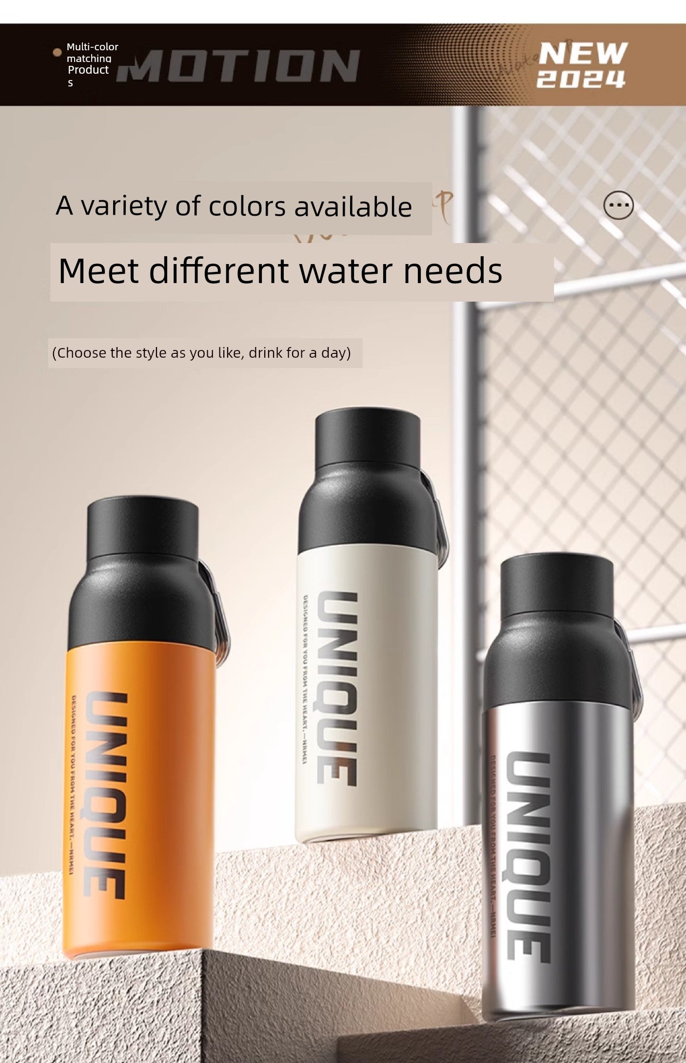 Vacuum Cup 2024 New Arrival Tea Water Separation Good-looking Tea Cup Men's Outdoor Tea Portable Quickly Open Stainless Steel Water Cup