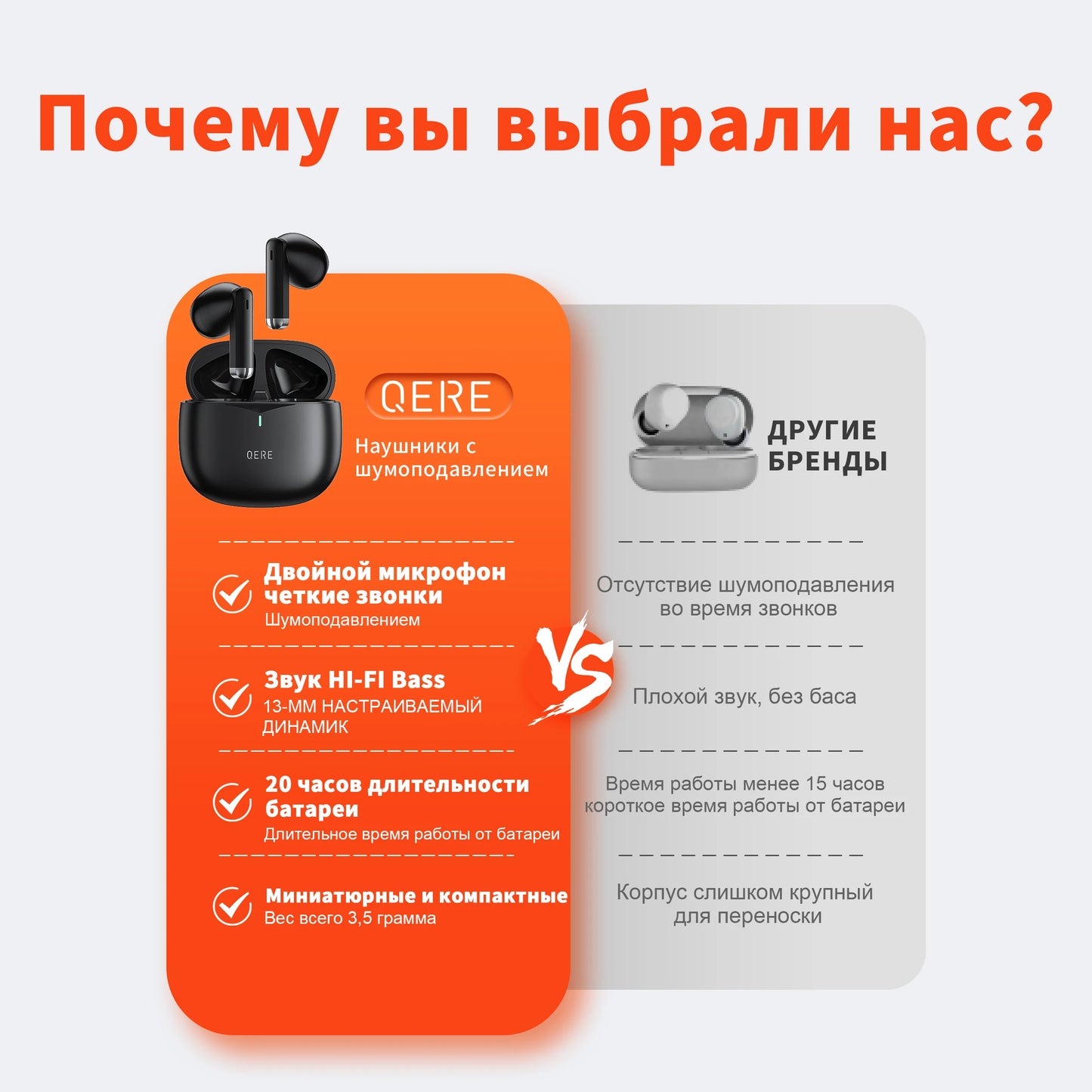 Bluetooth Wireless Headphones,QERE E28,NEW TWS 5.3,HD Microphone,HIFI Earphones,13m Driver,60ms Low Latency,4 Mics+ENC Call