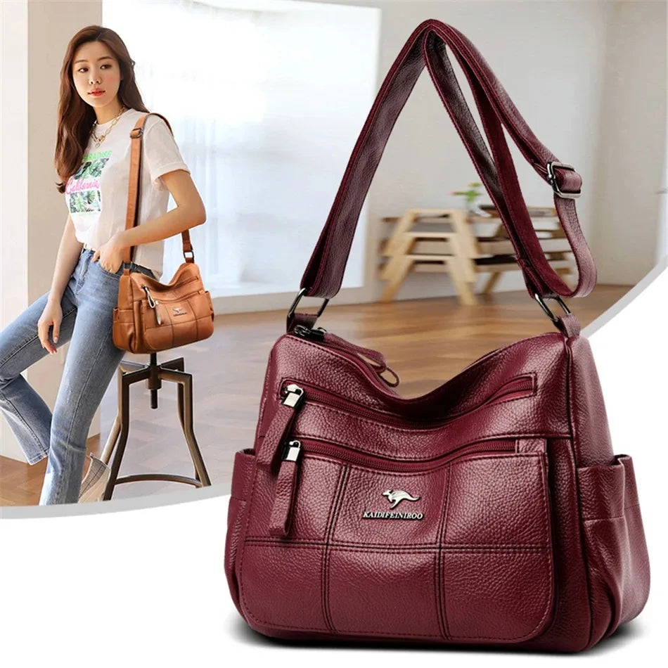 Genuine Brand PU Leather Sac Luxury Handbags Women Bags Designer Shoulder Crossbody Hand Bags for Women Purses and Handbags
