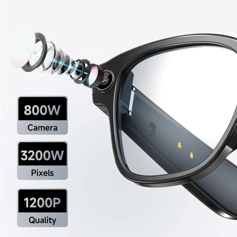 Xiaomi AI Smart Glasses 8-megapixel Camera Mini Camera Bluetooth Call Sunglasses Shooting Audio Listening Music Camera Glasses