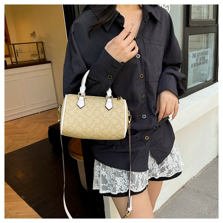 Luxury Brand Ladies Leather Tote Bags By Famous Designer Popular Classic Elegant Women's Shoulder Crossbody Handbag