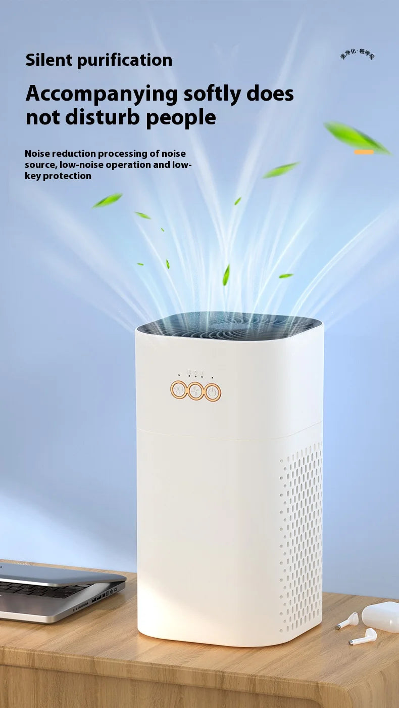 Xiaomi Youpin Air Purifier HEPA Filter Negative Ion Remove Second-hand Smoke PM2.5 for Allergies Smokers Air Cleaner Bedroom