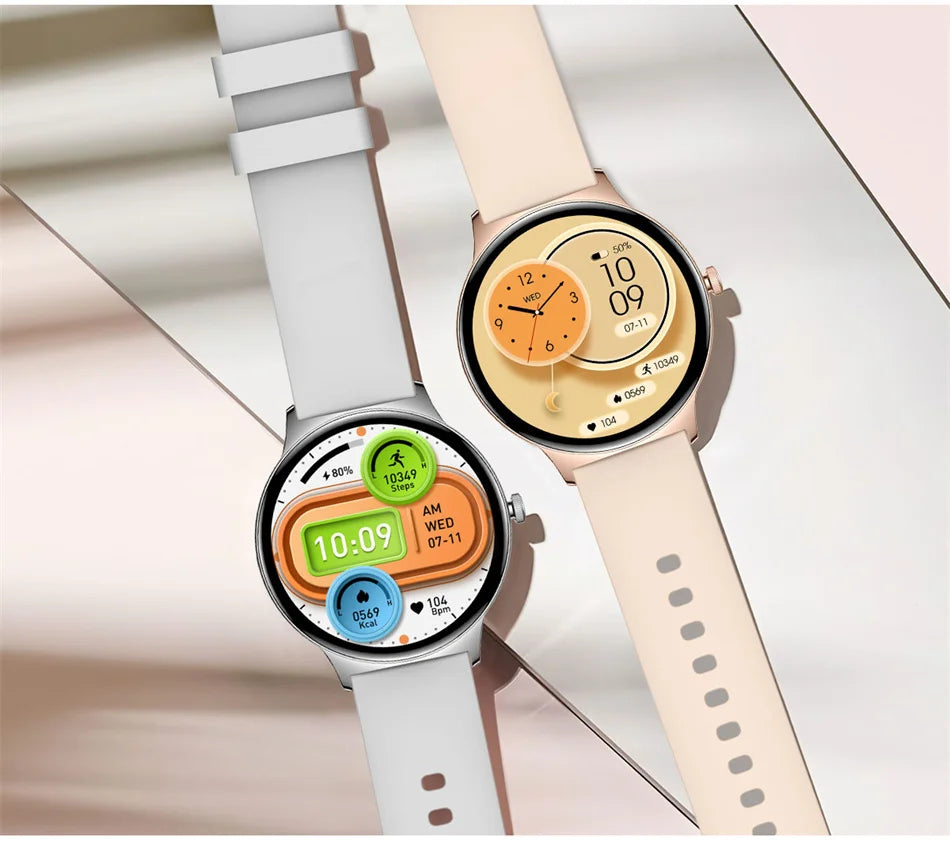 New Ultra Thin Smart Watch Women Screen Always Display Time Sports Bracelet Bluetooth Call Fashion Smartwatch