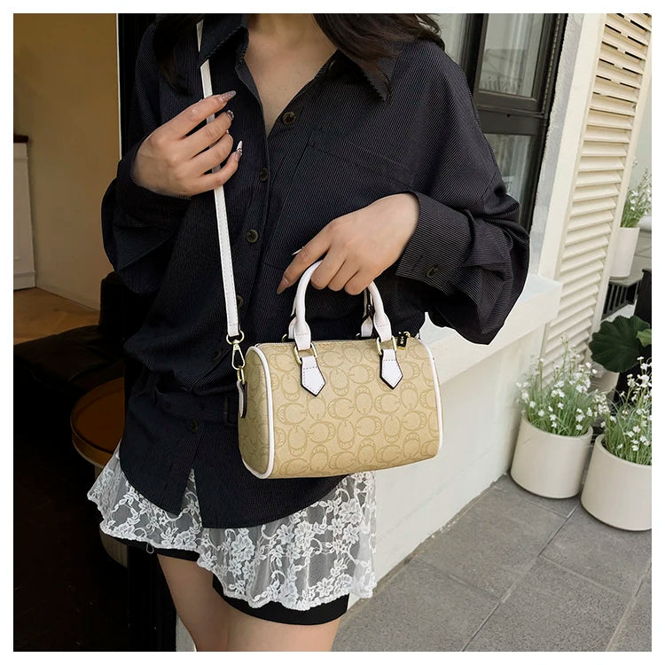 Luxury Brand Ladies Leather Tote Bags By Famous Designer Popular Classic Elegant Women's Shoulder Crossbody Handbag