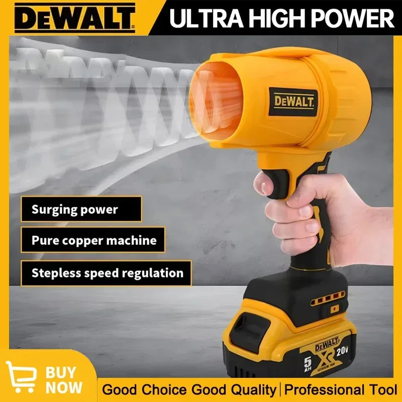 Dewalt 30000RPM Brushless Air Blower Cordless Turbo Fan Handheld Violent Fan Dryer 20V Rechargeable Dust Blowing Tool 2025 New