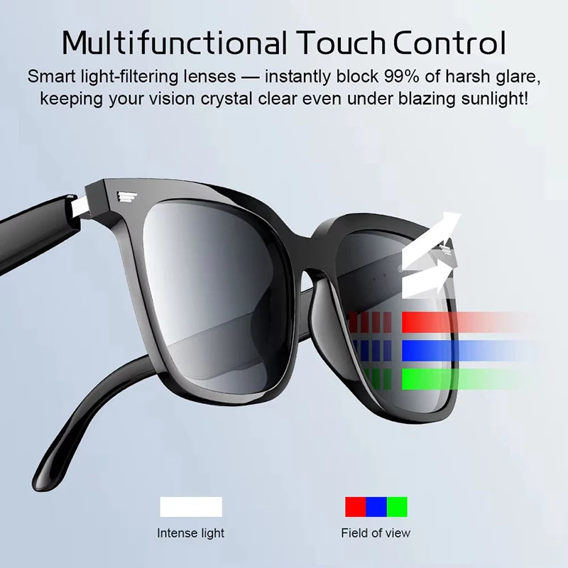 Xiaomi Multifunctional Wireless Smart Glasses Call Video Music Player Headset Driving Glasses Sport Sunglasses For Men Women