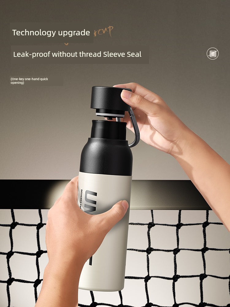 Vacuum Cup 2024 New Arrival Tea Water Separation Good-looking Tea Cup Men's Outdoor Tea Portable Quickly Open Stainless Steel Water Cup