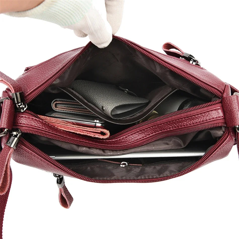 Genuine Brand PU Leather Sac Luxury Handbags Women Bags Designer Shoulder Crossbody Hand Bags for Women Purses and Handbags