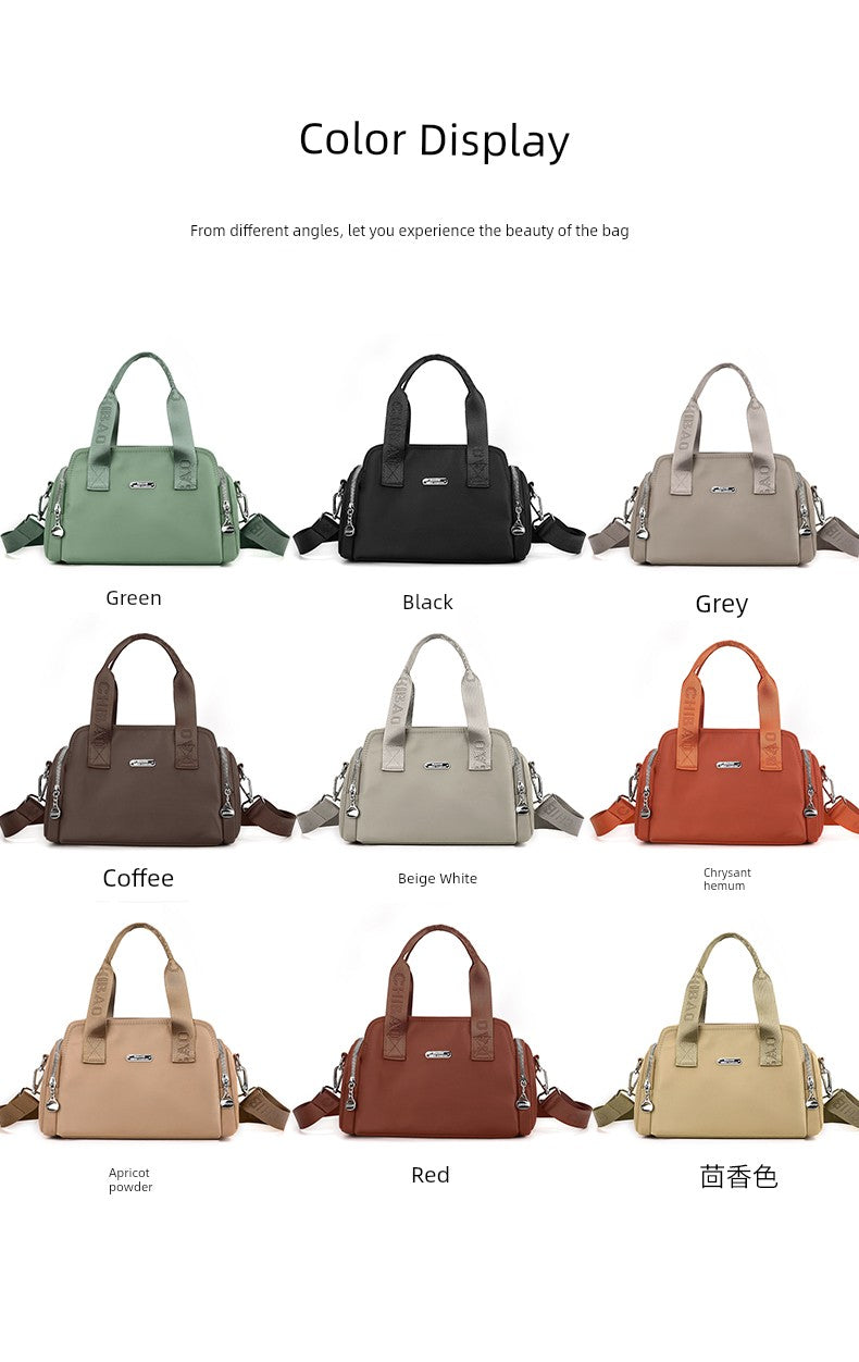 2024 New Arrival Large Capacity Handbag Women's Fashion Casual Lightweight Canvas Bag Women's Shoulder Messenger Bag Oxford Cloth