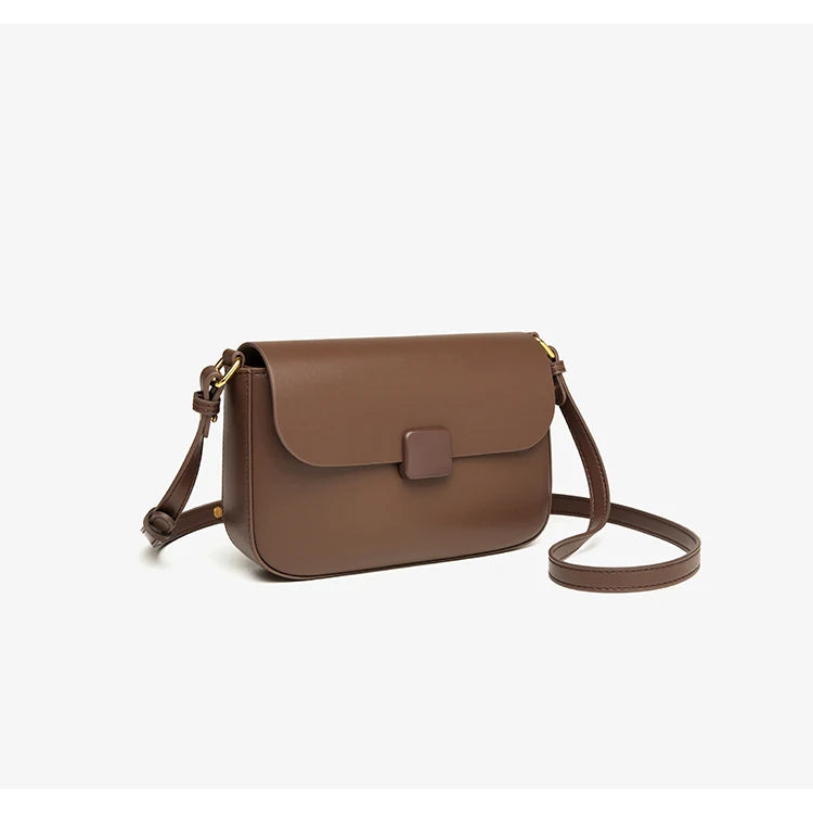 Luxury handbags female crossbody bags Tofu small square shoulder bag, Women bags new fashion 2025 genuine cowhide leather satchel