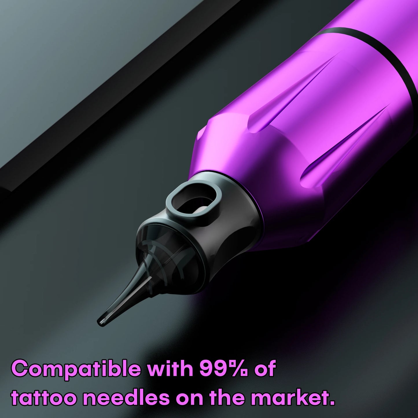 Tattoo Kit POSEIDON V5 Purple Tattoo Pen Kit For Permanent Makeup Tattoo Machine Kit High Power Tattoo Power Supply Tattoo Gun K