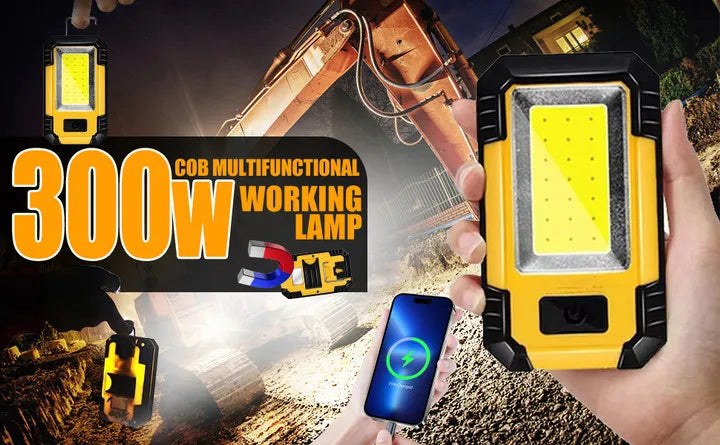 Powerful XHP50 LED Flashlight Waterproof 18650 Torch With Side Light 7 Modes Camping Fishing Lantern USB Rechargeable Zoom Lamp