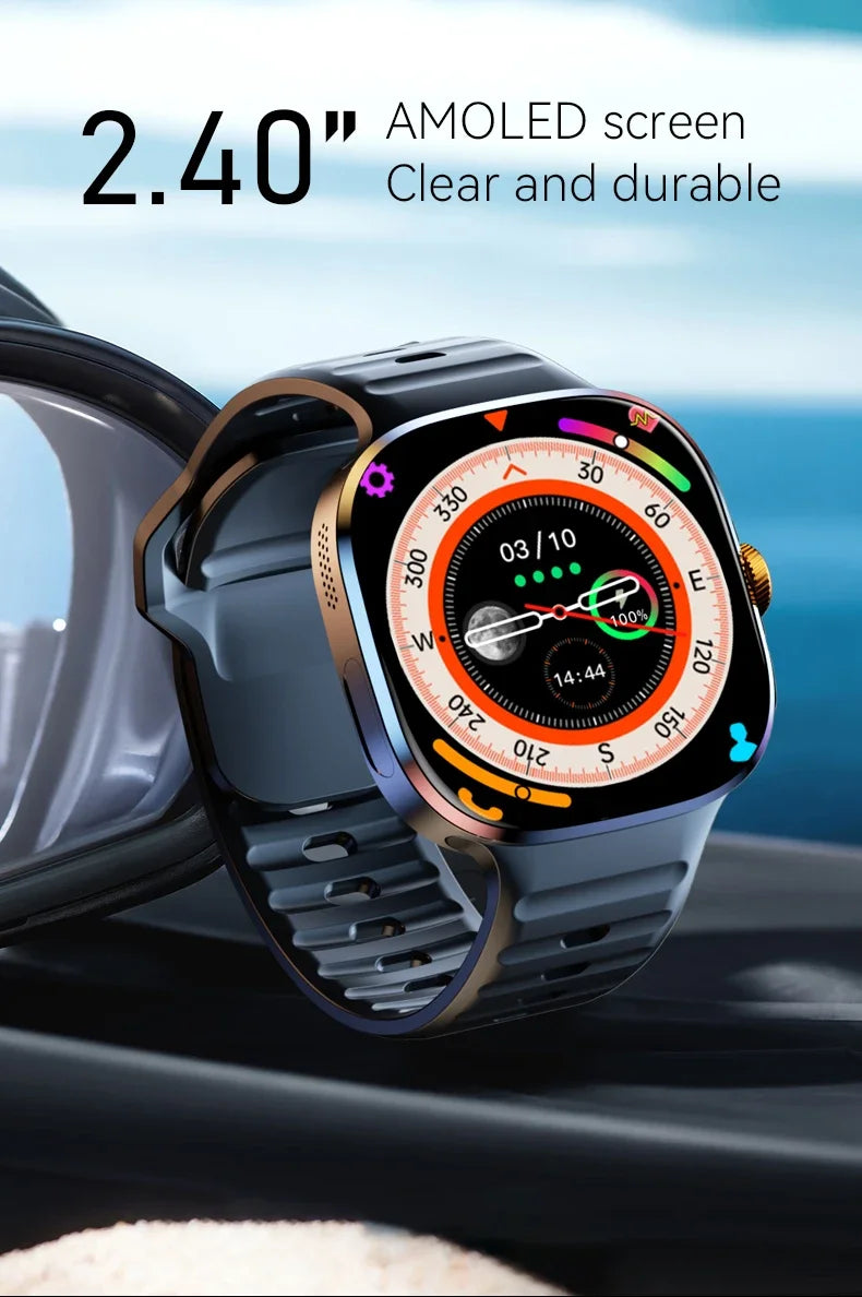 2025 M99 5G Smart Watch: Android 10.0, 9MP Rotary Camera, 256GB Storage, GPS/NFC, 1.95" AMOLED Screen