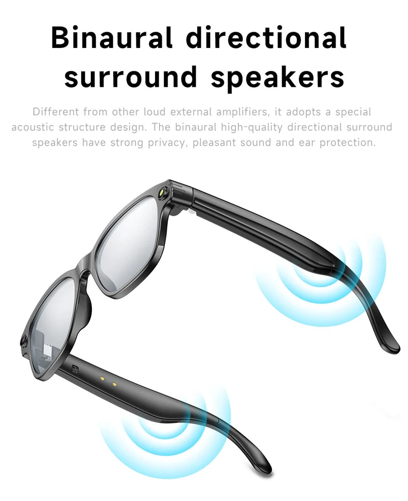 Xiaomi AI Smart Glasses 8-megapixel Camera Mini Camera Bluetooth Call Sunglasses Shooting Audio Listening Music Camera Glasses