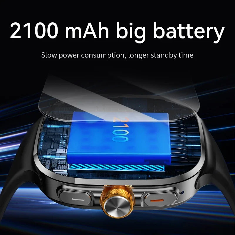 2025 M99 5G Smart Watch: Android 10.0, 9MP Rotary Camera, 256GB Storage, GPS/NFC, 1.95" AMOLED Screen