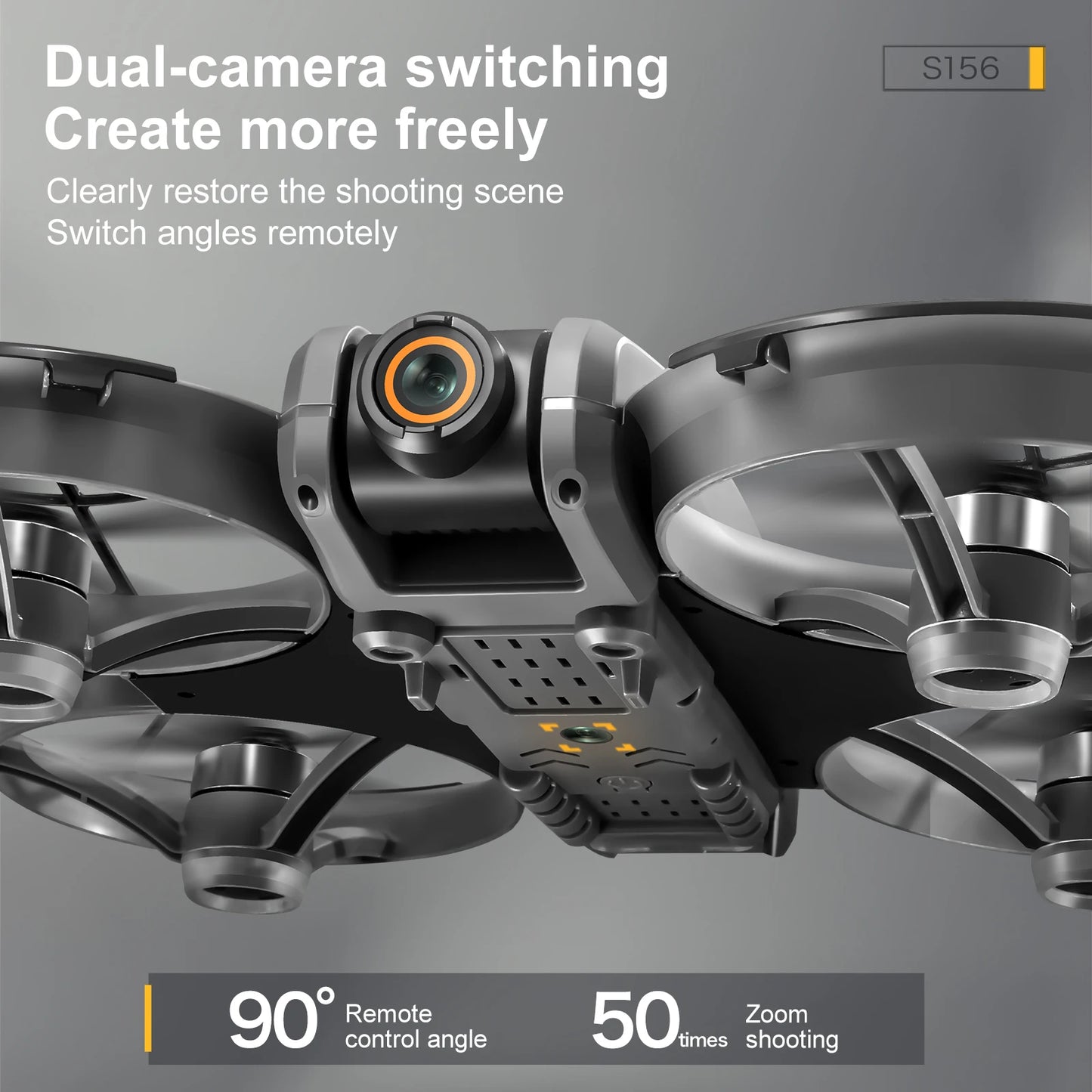 2025 S156 Mini Drone 8K HD Aerial Photography Dual-Camera Dron With Screen Omnidirectional Brushless Motor Drone RC