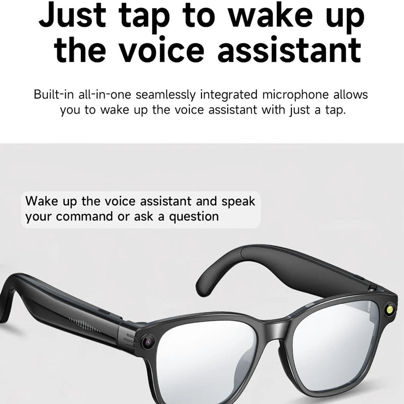 Xiaomi AI Smart Glasses 8-megapixel Camera Mini Camera Bluetooth Call Sunglasses Shooting Audio Listening Music Camera Glasses