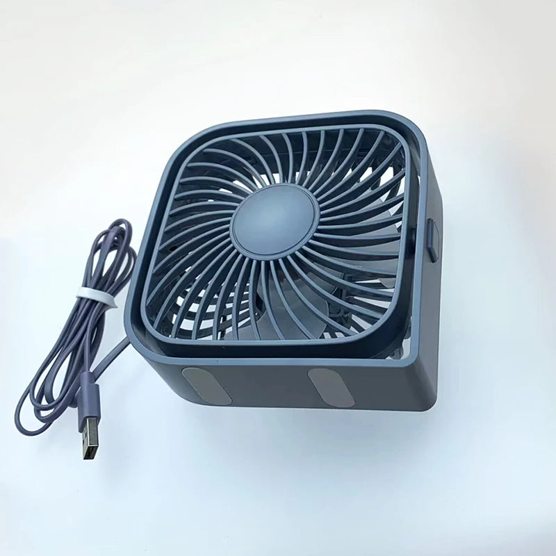 Mini Desktop Fan Battery-Free Quiet USB Powered Office Desk Fan Small Portable Plastic Electric Fan for Home And Office Use